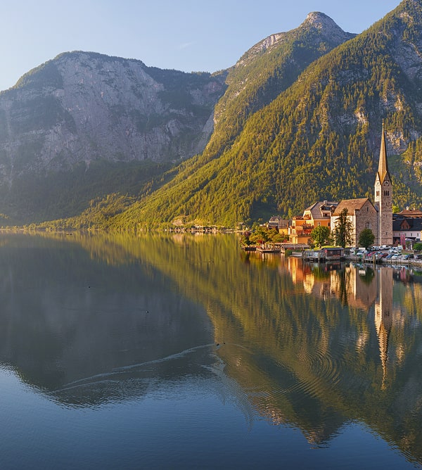 KT - Clock tower near dock in Austria
