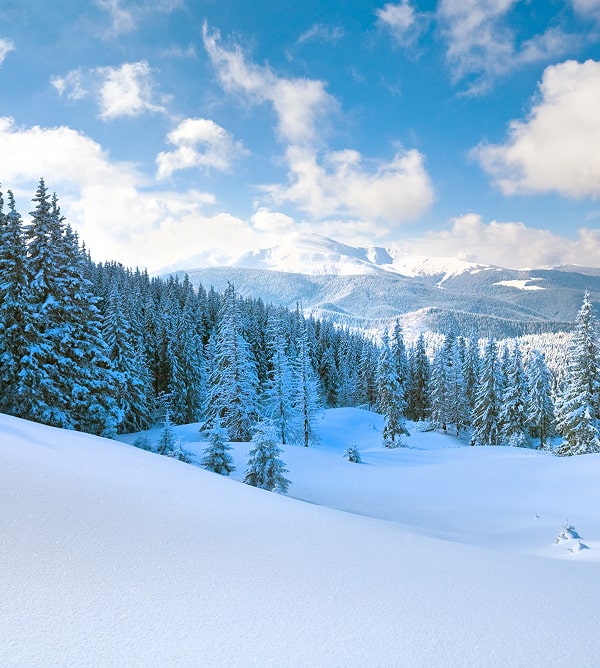KT-  Photo of a snowy mountain in Finland