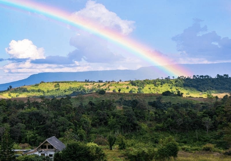 KT - Rainbow over a hill