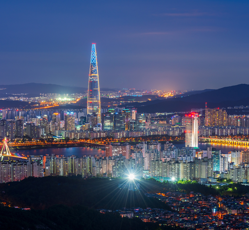 KT - Wide view of a city in Korea