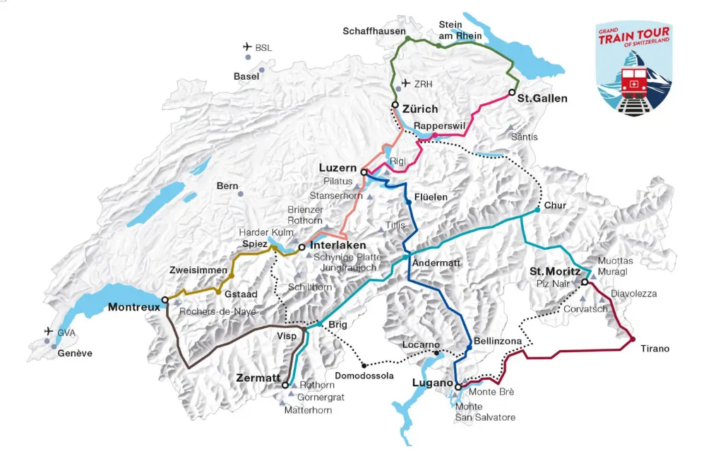 Romancing Switzerland by Rail