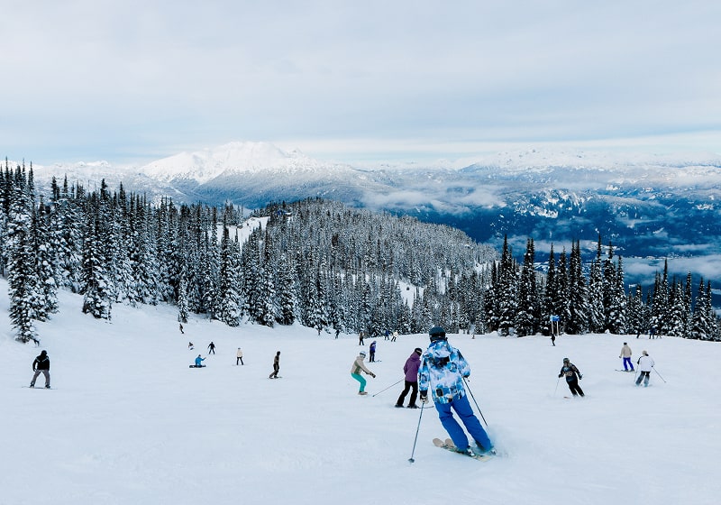KT - Skiing at Grouse Mountain