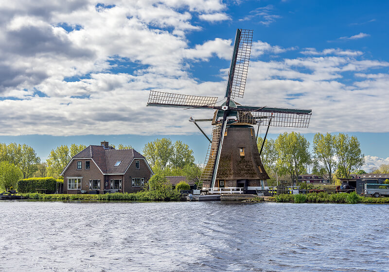 Netherlands windmill