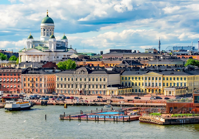 KT - 芬蘭城市碼頭照片